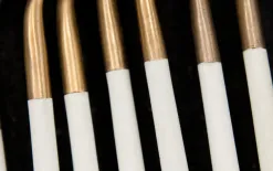 Belo Inox Sztućce Neo White Rose Gold 6/24 Best
