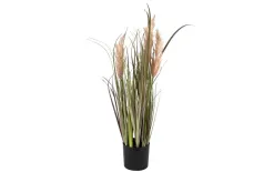Mondex Sztuczna trawa pampasowa różowa w donicy 75 cm Outlet