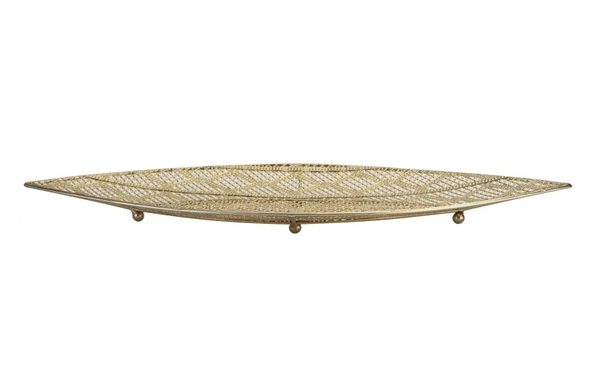 Armir Home Decorations Taca dekoracyjna ażurowa 53x20 cm złota Discount