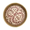 MPLCo Taca dekoracyjna rattanowa 30cm Natural brązowa okrągła Outlet