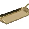 Ewax Taca dekoracyjna 34,5x13 cm złota EW2279 Sale
