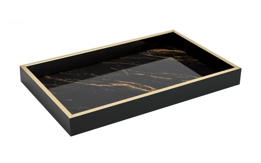 Art-Pol Taca dekoracyjna 40x25x4 cm mała Tulum Discount