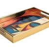 Art-Pol Taca dekoracyjna 40x25x4 cm mała kolorowa Twarz 172013 Sale