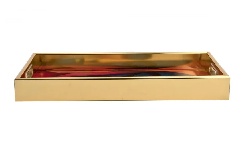 Art-Pol Taca dekoracyjna 40x25x4 cm mała kolorowa Twarz 172013 Sale