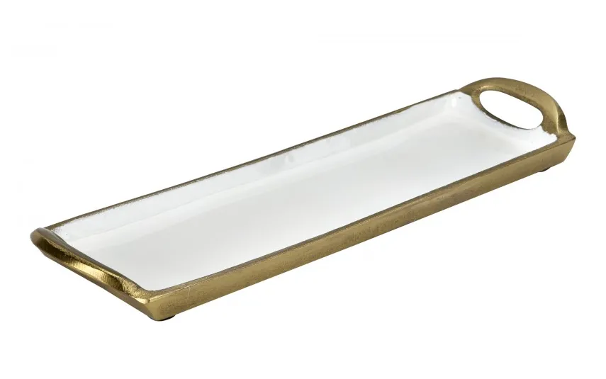 Ewax Taca dekoracyjna 35,5x10,5x3 cm złota EW3462 Best