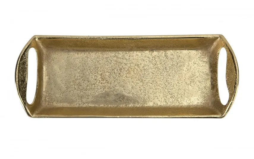 Ewax Taca dekoracyjna 32,5x12x5 cm złota EW2589 Outlet