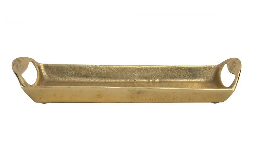 Ewax Taca dekoracyjna 32,5x12x5 cm złota EW2589 Outlet