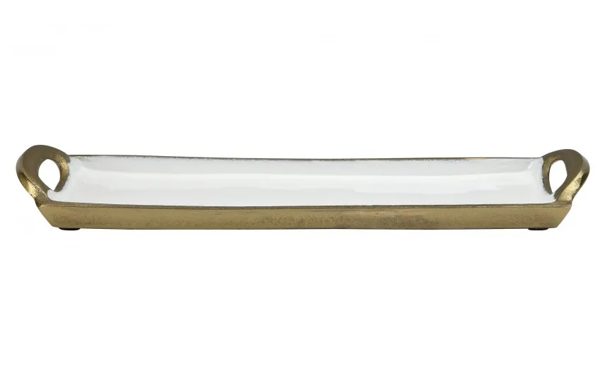 Ewax Taca dekoracyjna 35,5x10,5x3 cm złota EW3462 Best