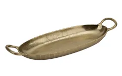 Dekor Pap Taca metalowa dekoracyjna 50x17 cm złota Online