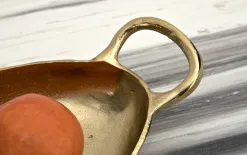 Dekor Pap Taca metalowa dekoracyjna 50x17 cm złota Online