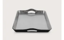 Witek Home Taca plastikowa 29x44cm - srebrna Online