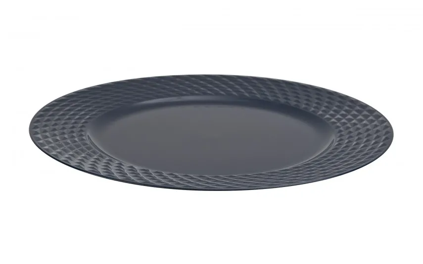 Art-Pol Talerz dekoracyjny plastikowy 33 cm granatowy AP159844 Hot