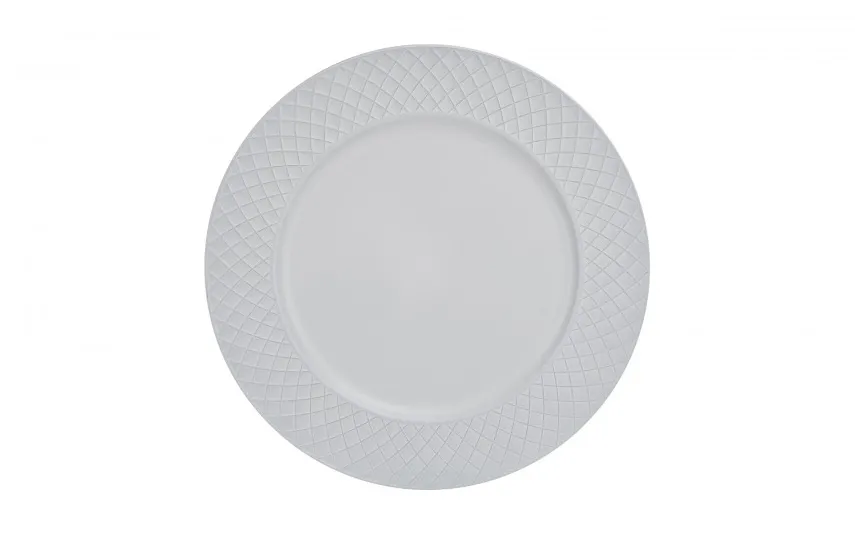 Art-Pol Talerz dekoracyjny plastikowy 33 cm biały AP159843 Discount