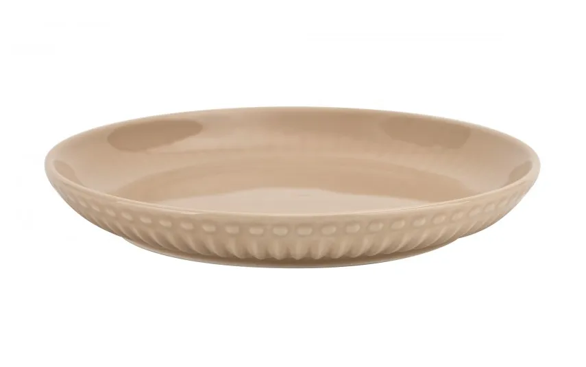 MPLCo Talerz deserowy 21 cm Mosaique Beige New