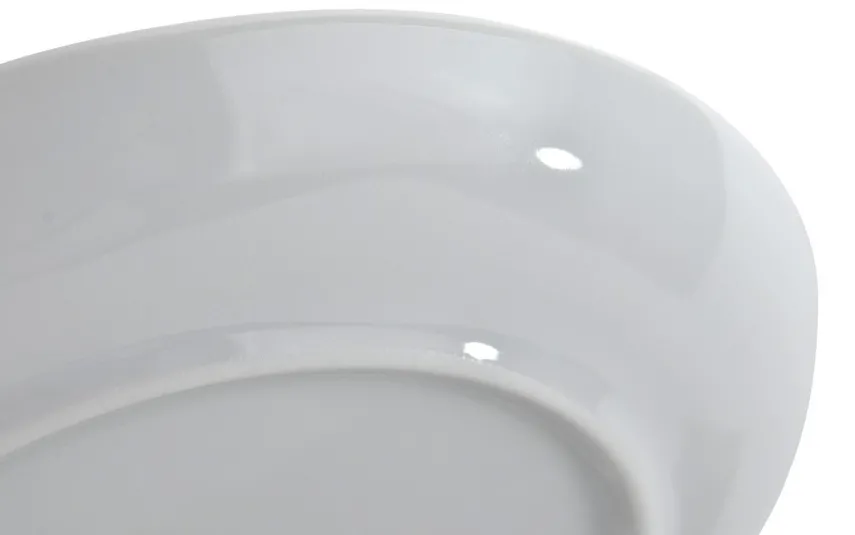 Cmielow Talerz deserowy 18 cm Atelier Biały C001 Outlet