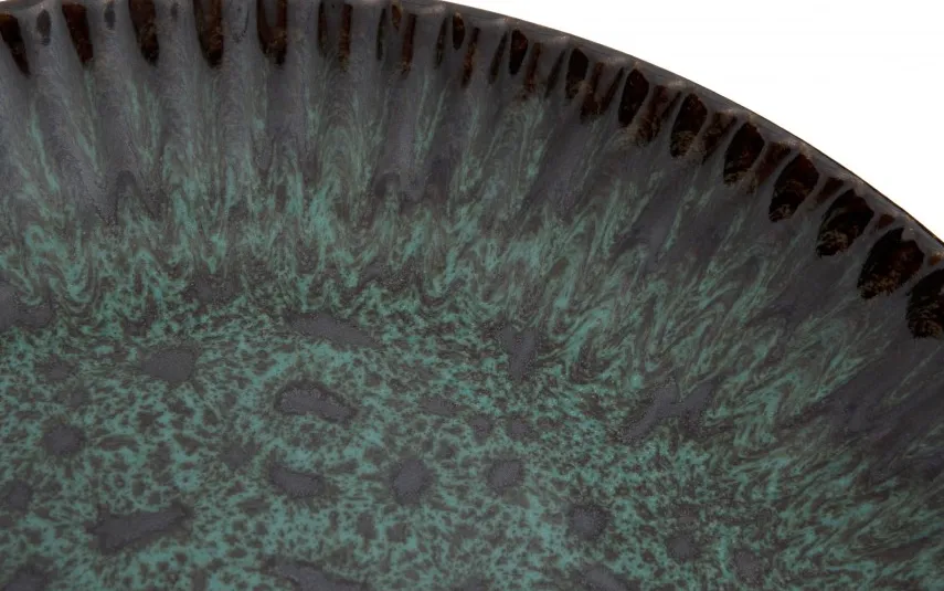 Lubiana Talerz deserowy 21,2 cm Jade Stoneware zielony Fashion