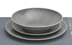 Cmielow Talerz głęboki 21,5 cm Dalia Szara Outlet