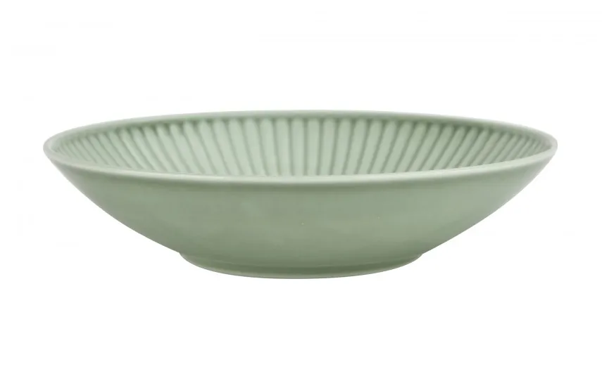 Cmielow Talerz głęboki 21,5 cm Dalia Zielona Fashion