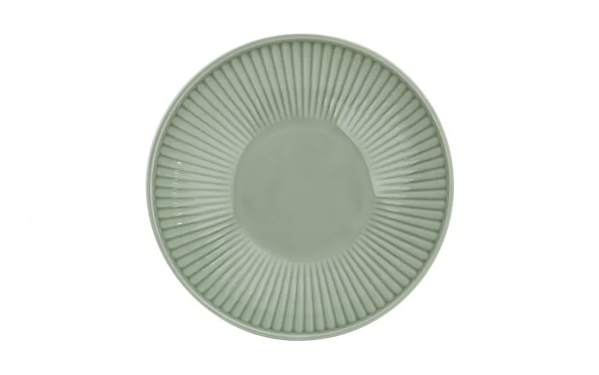 Cmielow Talerz głęboki 21,5 cm Dalia Zielona Fashion