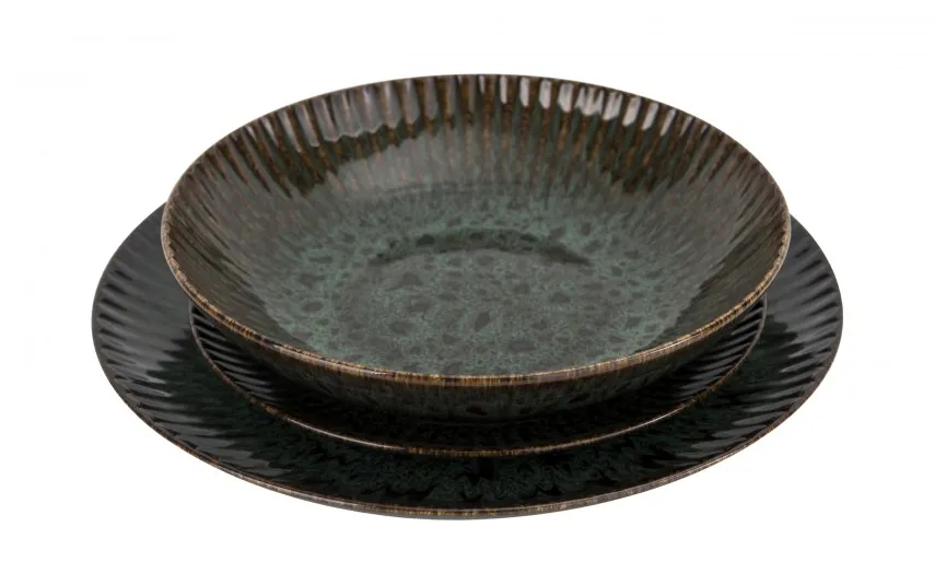 Lubiana Talerz głęboki 22,3 cm Jade Stoneware zielony Hot