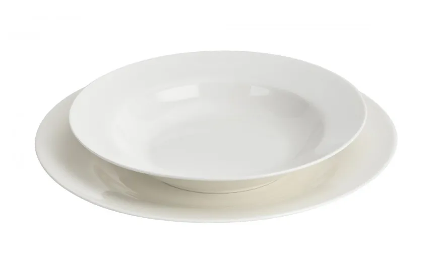 Tulowice Talerz głęboki 22 cm Krem Stock Hot