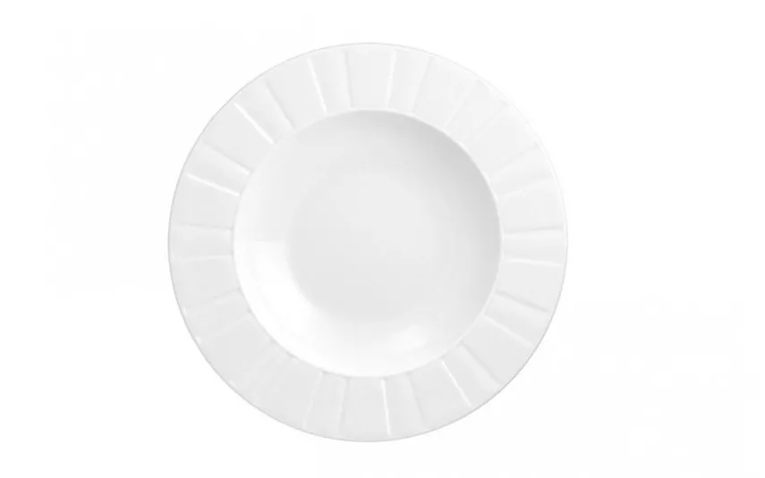 Cmielow Talerz głęboki 23 cm Oktawa biała 0001 Sale