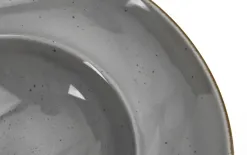 Lubiana Talerz głęboki do pasty 26 cm Kaszub ART Szary Discount
