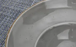 Lubiana Talerz głęboki do pasty 26 cm Kaszub ART Szary Discount