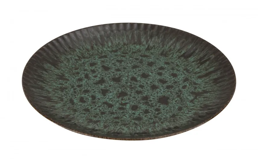 Lubiana Talerz obiadowy 27,5 cm Jade Stoneware zielony Outlet