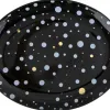 Karolina Talerz owalny płytki Black Galaxy 22x18 cm Outlet