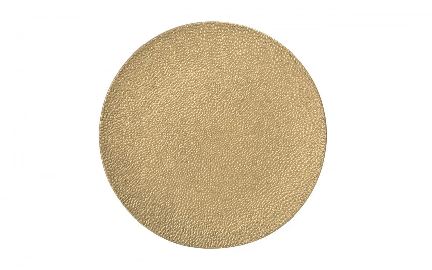 Art-Pol Talerz plastikowy 33cm złoty New
