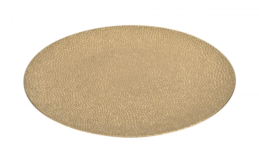 Art-Pol Talerz plastikowy 33cm złoty New