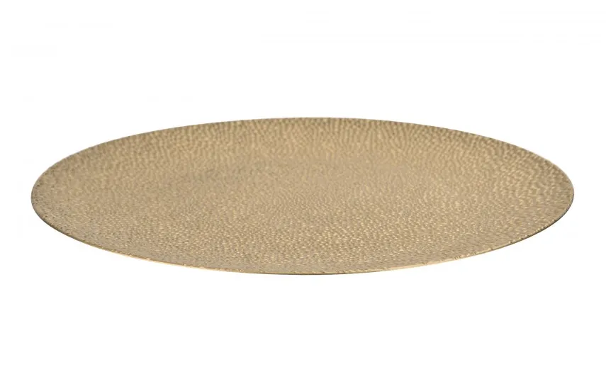 Art-Pol Talerz plastikowy 33cm złoty New