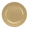 Inna Talerz plastikowy ozdobny 33 cm Gold Sale