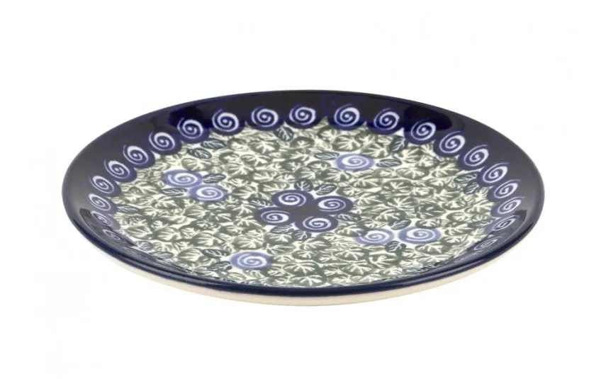 Boleslawiec Talerz płytki 16 cm Bolesławiec Dekor 1073A New