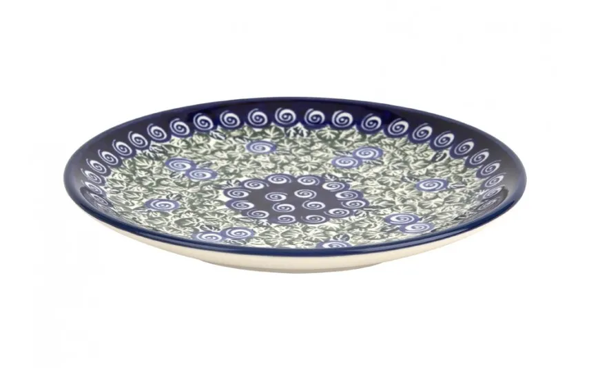 Boleslawiec Talerz płytki 20 cm Bolesławiec Dekor 1073A New
