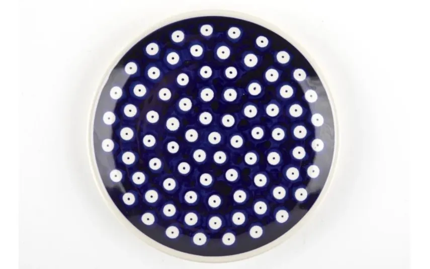 Boleslawiec Talerz płytki 24 cm Bolesławiec Dekor 42 Outlet