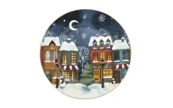 Duo Talerz płytki 27 cm Christmas City New