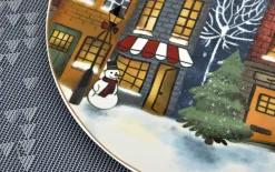 Duo Talerz płytki 27 cm Christmas City New