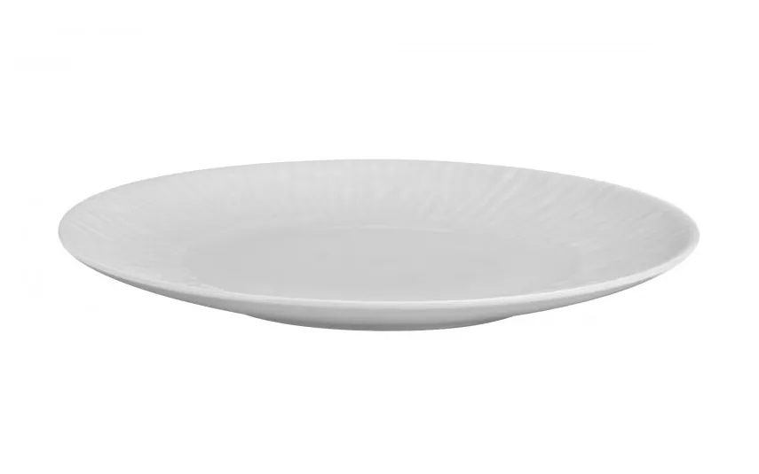 Karolina Talerz płytki 22 cm Natura Biała Stock Clearance