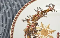 Duo Talerz płytki 27 cm Santa on sleigh Online