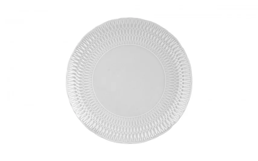 Cmielow Talerz płytki 26 cm Sofia Biała Outlet
