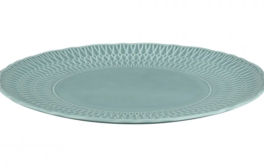 Cmielow Talerz płytki 26 cm Sofia Zielona Fashion