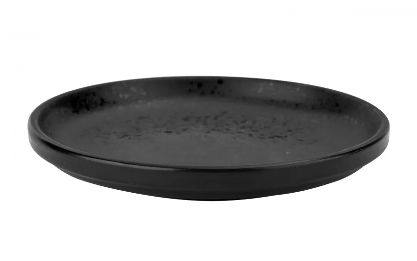 MPLCo Talerz płytki deserowy 18 cm Black Nakrapiany Best