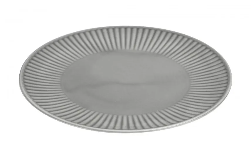 Cmielow Talerz płytki obiadowy 26 cm Dalia Szara Hot