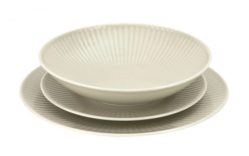 Lubiana Talerz płytki obiadowy 27 cm Rayado 9015 Fashion