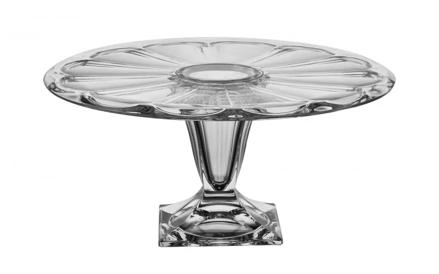 Bohemia Tortownica patera kryształowa 34 cm Panel 655905 Hot