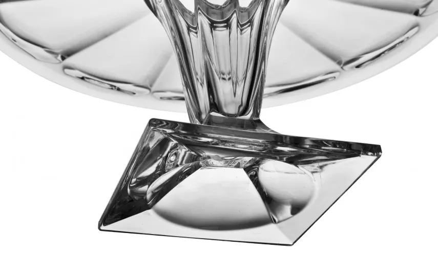 Bohemia Tortownica patera kryształowa 34 cm Panel 655905 Hot
