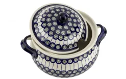 Boleslawiec Waza 4,5 L Bolesławiec Kropki 8 Hot