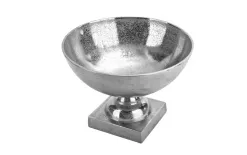 Art-Pol Waza dekoracyjna 25 cm srebrna 163276 Best